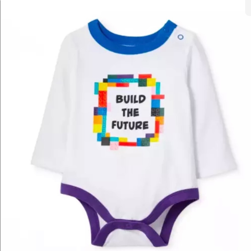NEW  'Build the Future’ Cotton Graphic Bodysuit - LEGO Collection x Target